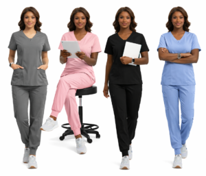 Unisex Scrub Set (Polyester/Rayon/Spandex Premium Mix) Jogger Pants