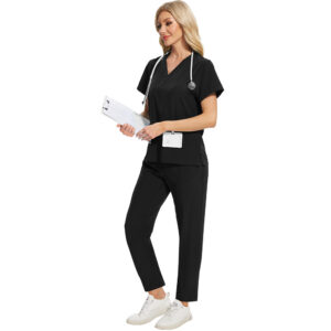 Unisex Scrub Set (Polyester/Rayon/Spandex Premium Mix) Regular Pants